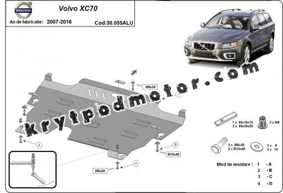 Hliníkový kryt pod motor Volvo XC70