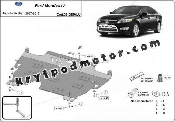 Hliníkový kryt pod motor Ford Mondeo 4