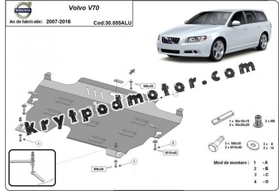 Hliníkový kryt pod motor Volvo V70