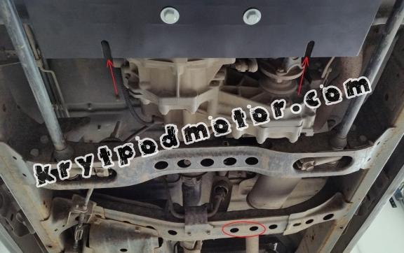 Kryt pod převodovka Nissan Navara D22