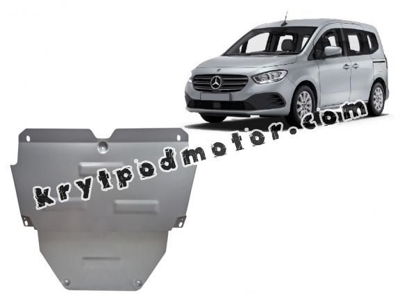 Hliníkový kryt pod motor Mercedes EQT