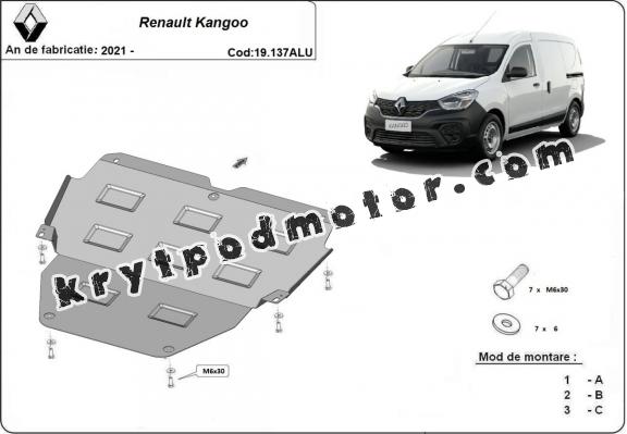 Hliníkový kryt pod motor Renault Kangoo
