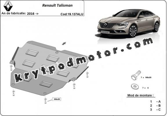 Hliníkový kryt pod motor Renault Talisman