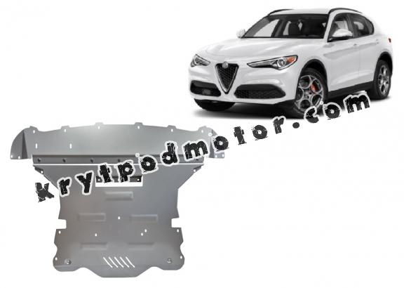 Hliníkový kryt pod motor Alfa Romeo Stelvio