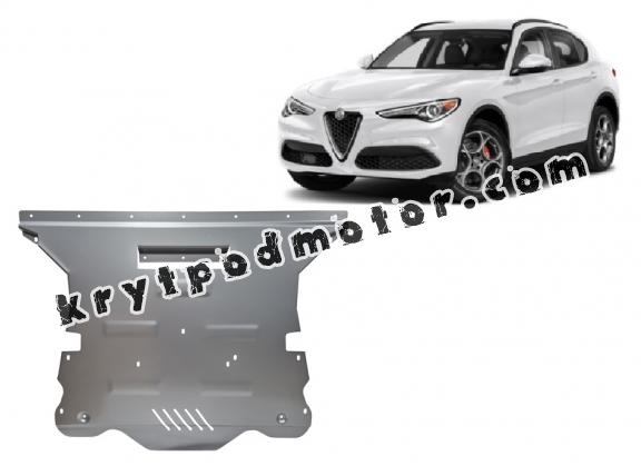 Hliníkový kryt pod motor Alfa Romeo Stelvio