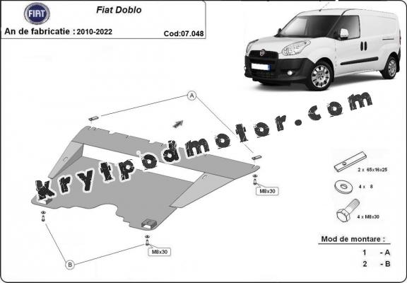 Kryt pod motor Fiat Doblo