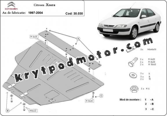 Kryt pod motor  Citroen Xsara