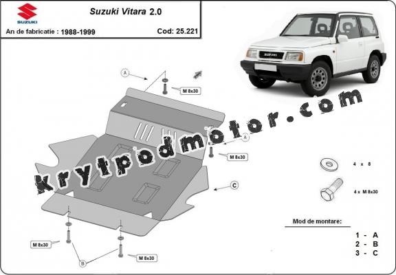 Kryt pod převodovka Suzuki Vitara 2.0 Kryt pod převodovka Suzuki Vitara 2.0