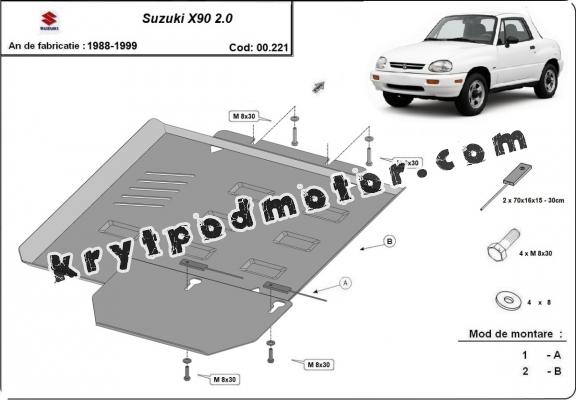 Kryt pod převodovka Suzuki X90 2.0