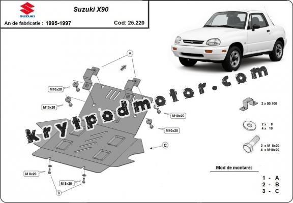 Kryt pod motor Suzuki X90