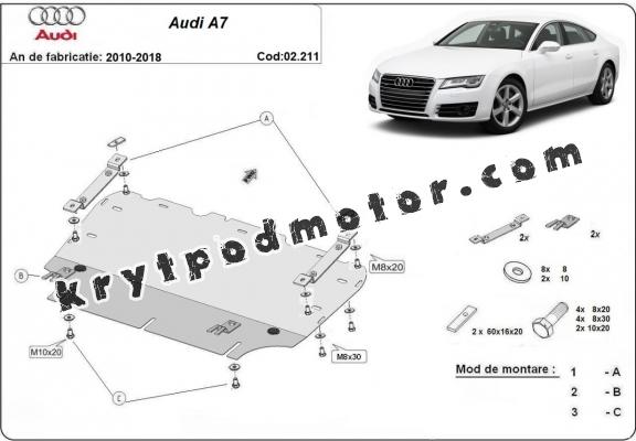 Kryt pod motor Audi A7