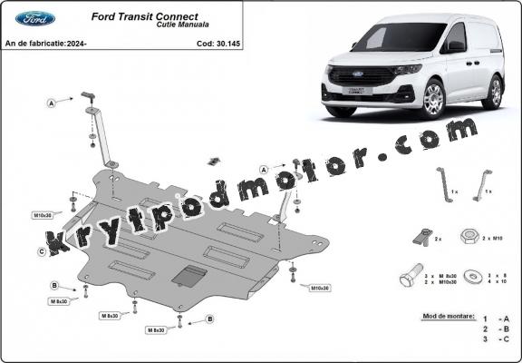 Kryt pod motor Ford Transit Connect