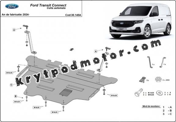 Kryt pod motor Ford Transit Connect- automatická převodovka