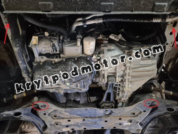 Kryt pod motor hliník Ford Transit FWD