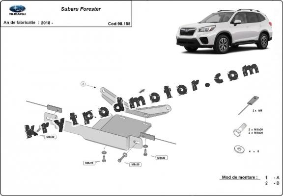 Kryt pod diferenciál Subaru Forester
