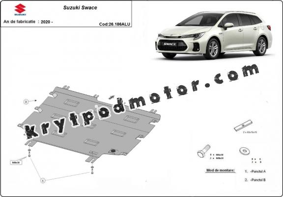 Kryt pod motor hliník Suzuki Swace