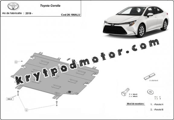 Kryt pod motor hliník Toyota Corolla
