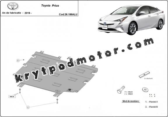 Kryt pod motor hliník Toyota Prius
