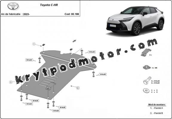 Kryt pod katalyzator/cat lock Toyota C-HR