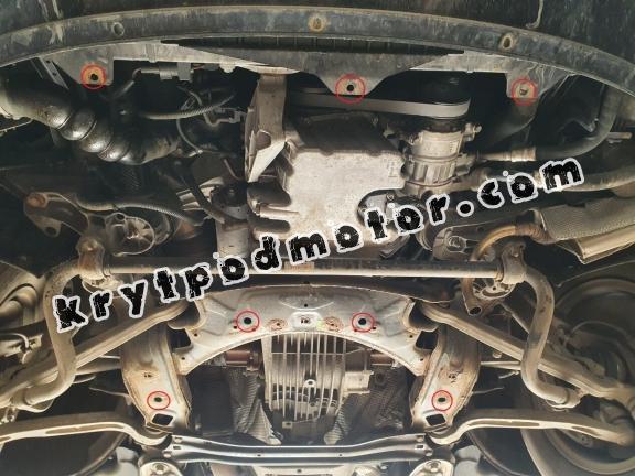 Kryt pod motor Audi A6 Allroad 2 - avec latéraux