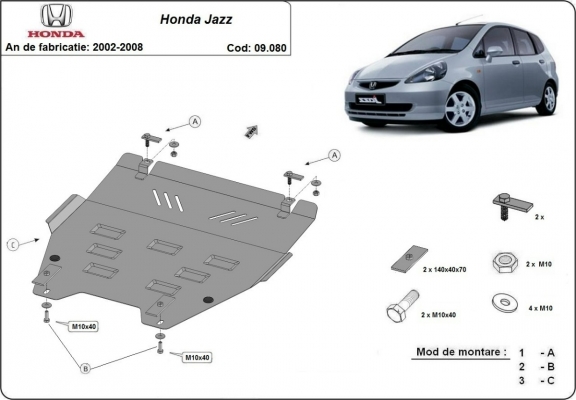 Kryt pod motor Honda Jazz