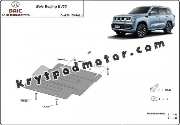 Hliník kryt pod případ převodu Baic Beijing BJ60