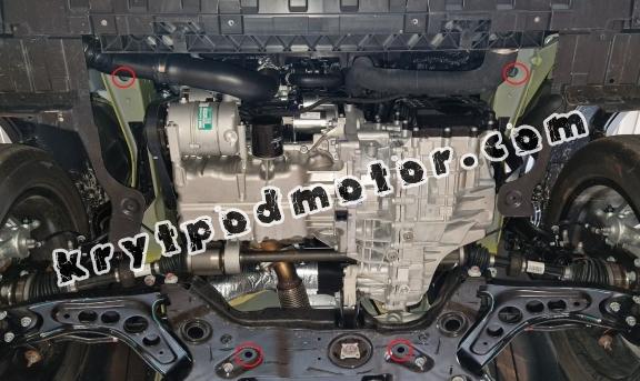 Kryt pod motor hliník BAIC Beijing X75