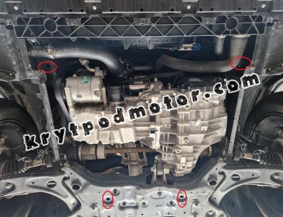 Kryt pod motor hliník BAIC Beijing X75