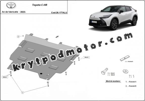 Kryt pod motor hliník Toyota C-HR