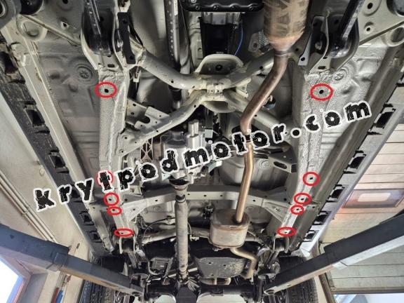 Kryt pod případ převodu Suzuki Jimny - 5 dveřový model