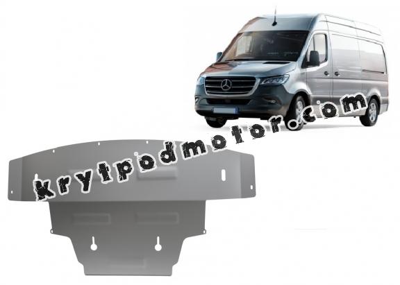 Kryt pod motor hliník Mercedes Sprinter - RWD