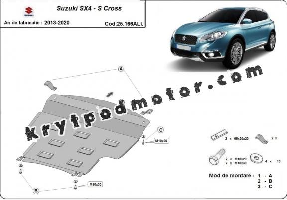Kryt pod motor hliník Suzuki SX4  - S Cross
