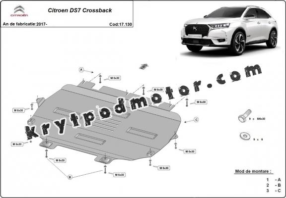 Kryt pod motor Citroen DS 7 Crossback