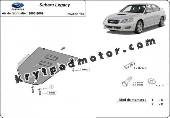 Kryt pod manuální  převodovka Subaru Legacy
