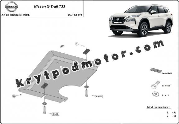 Kryt pod diferenciál Nissan X Trail