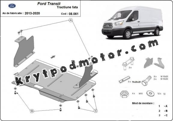 Kryt pod motor Ford Transit - FWD