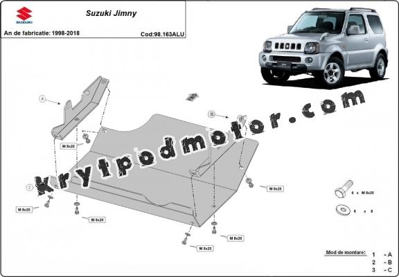 Kryt pod motor Suzuki Jimny - hliník