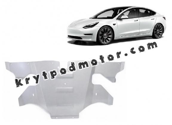 Zadní hliníkový kryt elektromotoru – Tesla Model 3 AWD