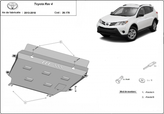 Kryt pod motor Toyota RAV 4