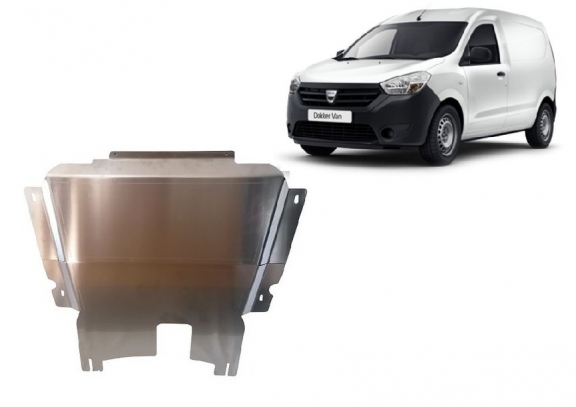 Kryt pod motor hliník Dacia Dokker
