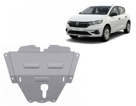 Kryt pod motor hliník Dacia Sandero