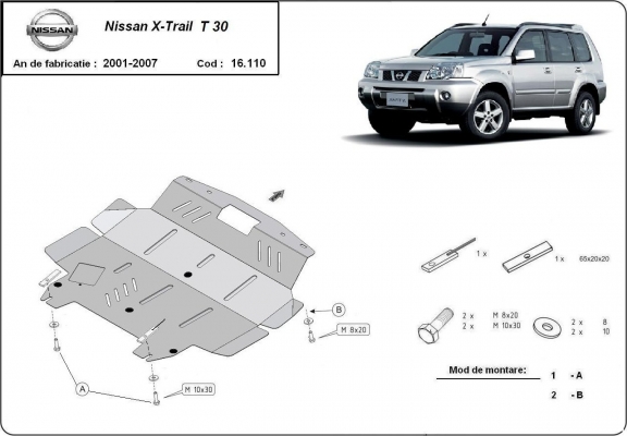 Kryt pod motor Nissan X-Trail T30
