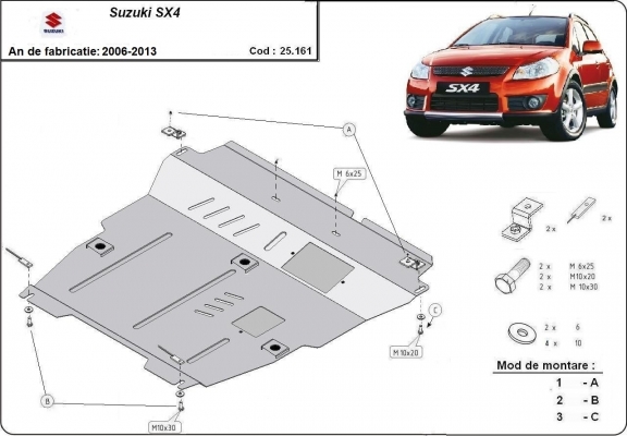 Kryt pod motor Suzuki SX 4