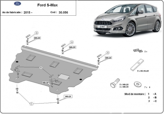 Kryt pod motor Ford S-Max