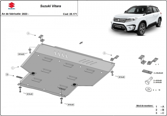 Kryt pod motor Suzuki Vitara - propagační balíček