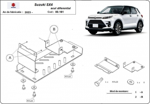 Kryt pod motor Suzuki SX 4 - propagační balíček