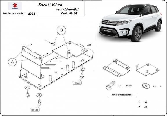 Kryt pod motor Suzuki Vitara - propagační balíček