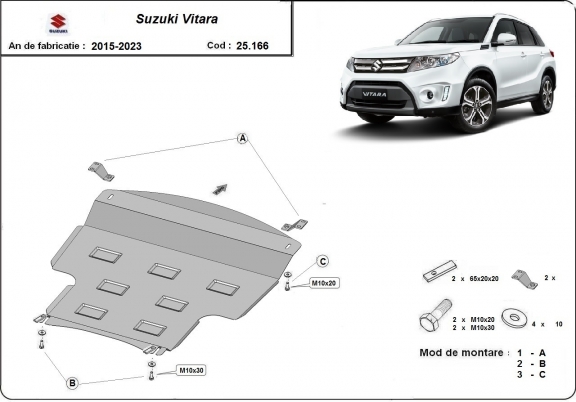 Kryt pod motor Suzuki Vitara