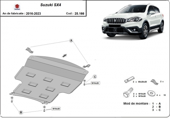 Kryt pod motor Suzuki SX4