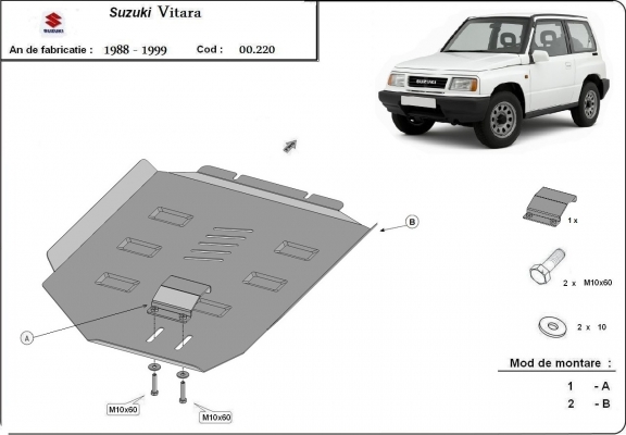 Kryt pod převodovka Suzuki Vitara